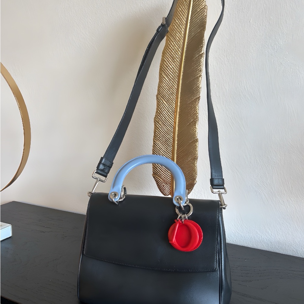 Christian Dior Be Dior Medium Leather Top Handle Bag